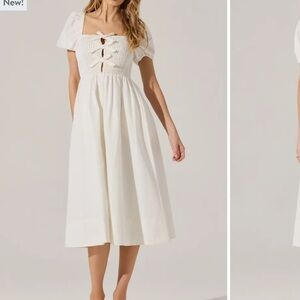 ASTR the Label Smocked Bow Dress